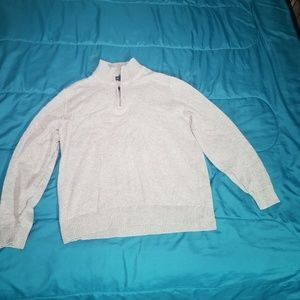 Verizon Gray dress Sweater elbow patch Medium